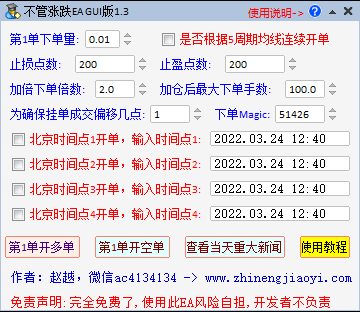 不管涨跌EA_GUI控件版1.3